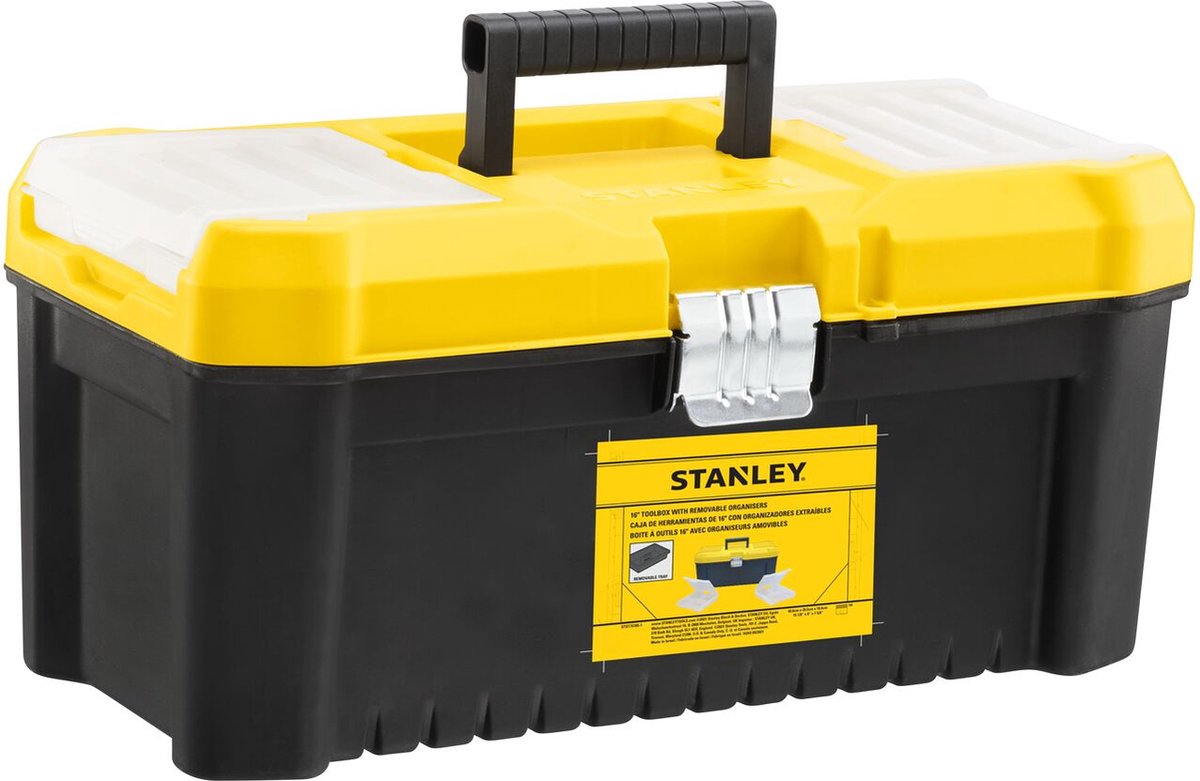 Stanley - gereedschapskoffer essential 16 uitneembare organisers - gereedschapskoffer - opbergsystemen - 1 stuk(s)