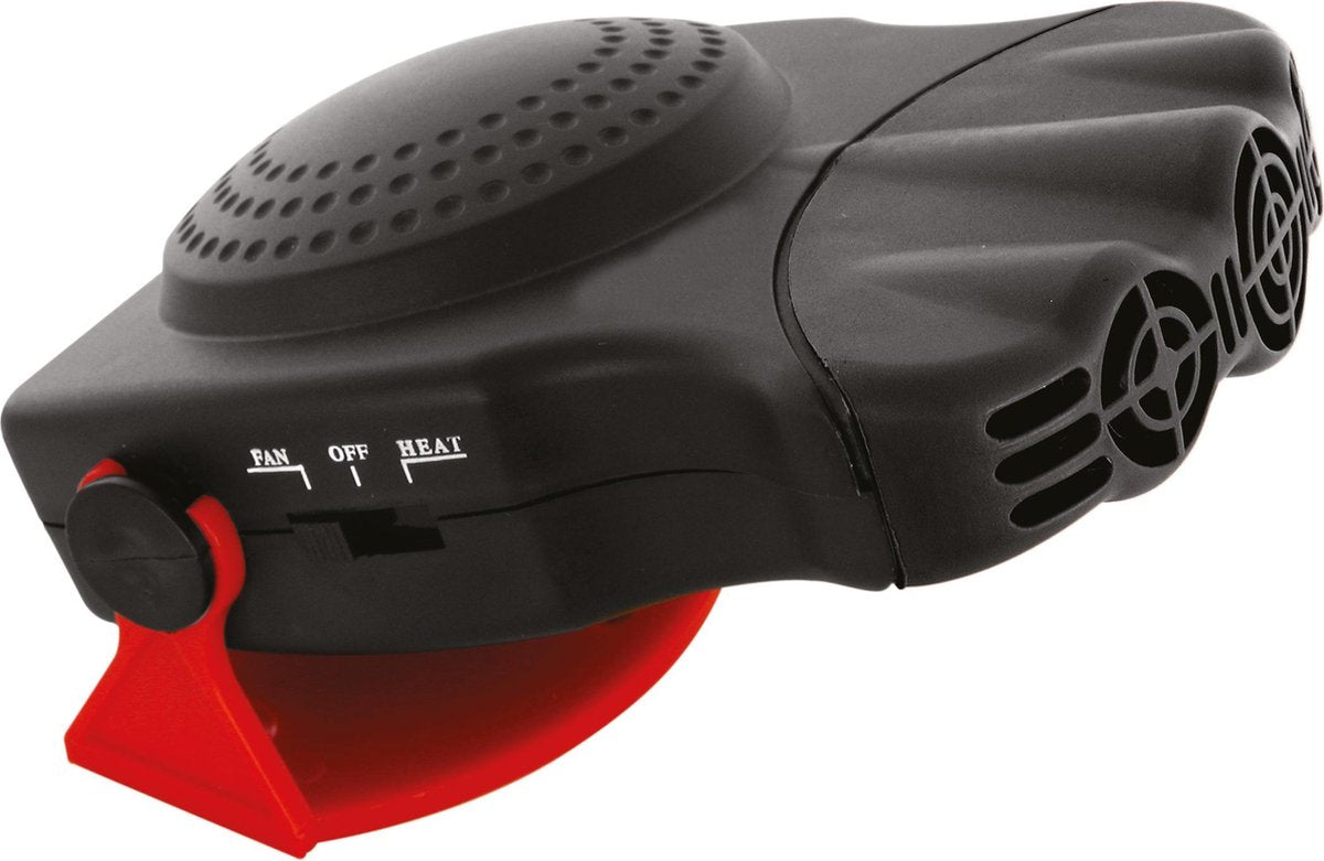 Carpoint auto ventilator met verwarming 12v – 150w – cooling heating – 3 standen – verstelbaar