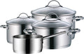 Wmf provence plus - pannenset - 4-delig - rvs