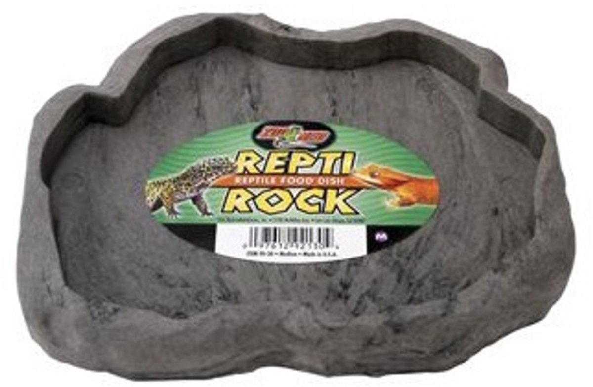 Zoomed zoo med repti rock food dish medium