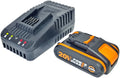 Worx wa3601 - batterij lader - lithium-ion (li-ion) - 2 ah - 20 v - - 1 stuks