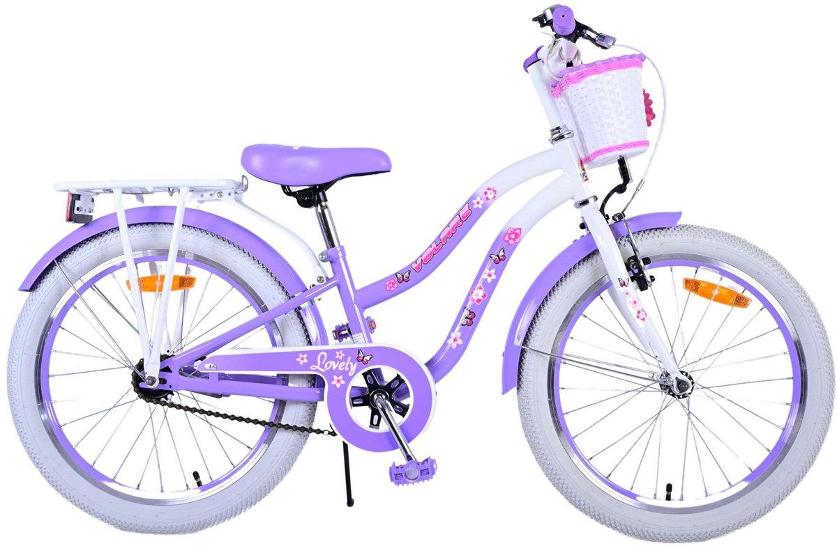 Volare lovely kinderfiets - meisjes - 20 inch - paars