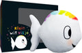 Clavis klein wit visje knuffel ca. 32 cm