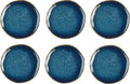 Medard de noblat - vertigo denim - dessertborden 21 cm - 6 delig - stoneware