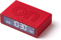 Lexon design lexon flip mini 8cmx2,3cmx4,9cm lr158 on off oplaadbare wekker - rood