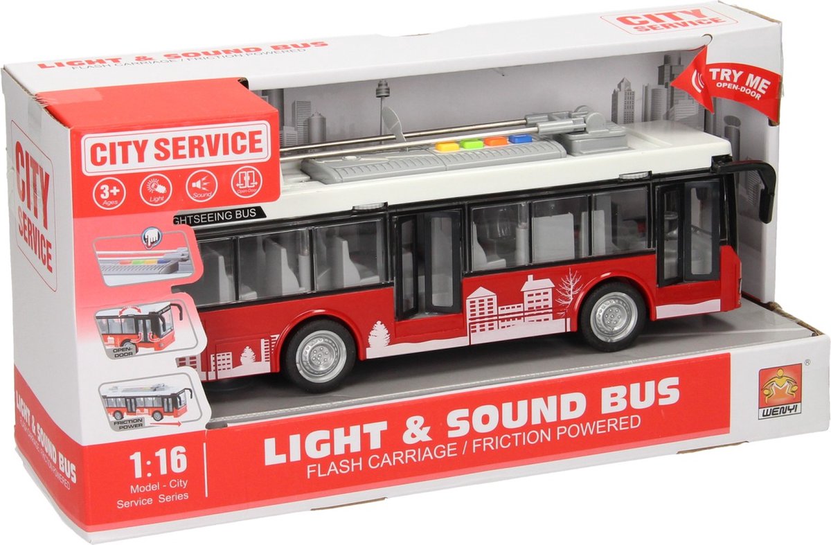 Stadtbus mit Licht und Ton 1:16