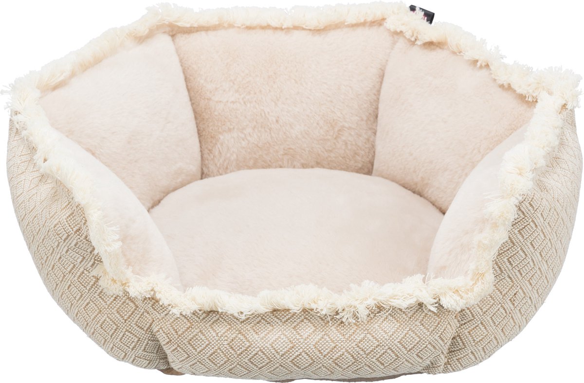 Trixie Hundekorb Boho Eckig Beige