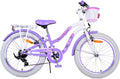 Volare wunderschönes Kinderfahrrad - Mädchen - 20 Zoll - lila - 7 Gänge