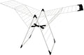 Tancarville droogrek - 32 m - inklapbaar wasrek - wit