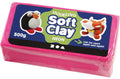 Creativ Company Weiche Modelliermasse - Neonrosa, 500 g.