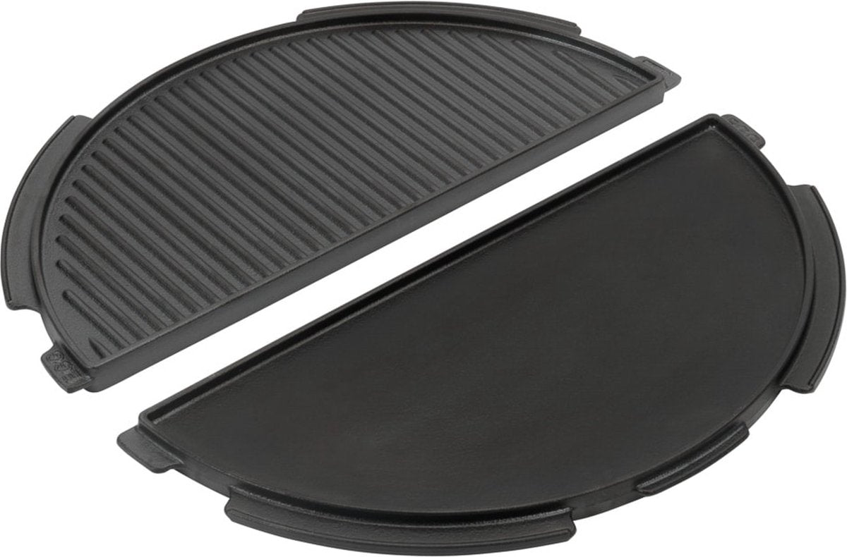 Big green egg - half rond - gietijzeren - bakplaat - plancha