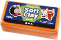 Creativ company cc soft clay 500 gr neon oranje