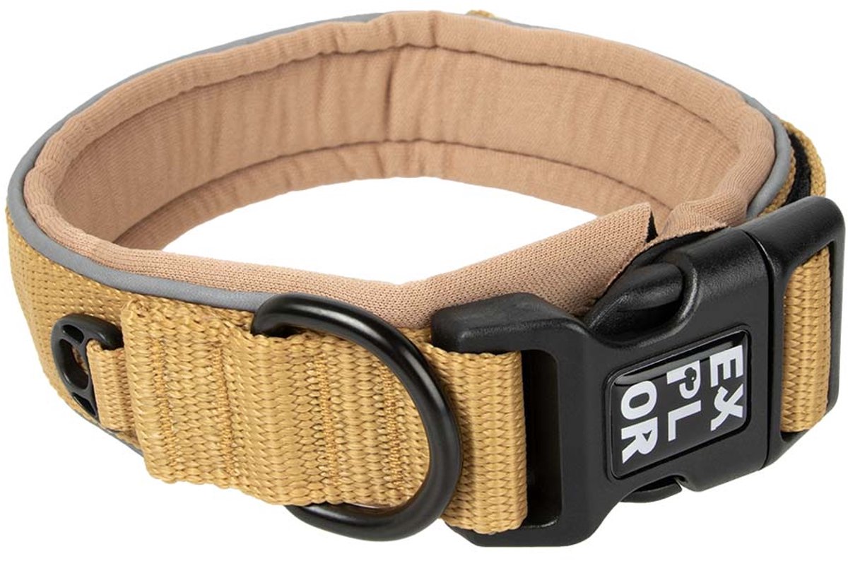 Explor duvoplus ultimate fit halsband comfy classic voor honden l-45-51cm honey gold l