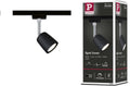 Paulmann urail spot cover max. 1x10w gu10 zwart mat chroom 230v metaal kunststof