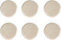 Medard de noblat - oslo linen - dessertbord 22 cm - 6 delig - stoneware
