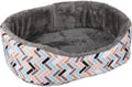 Flamingo knaagdierenmand clavio ovaal - slaapplaats - 35x28x11 cm multi-color one size