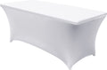 Greenblue groenblauw - flexibel tafelkleed cateringtafelhoes wit - 180x75x75cm, spandex, gb371