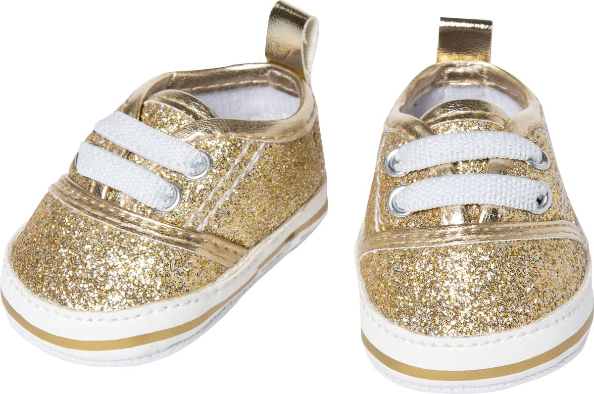 Heless Poppensneakers, Glitzergold, 38-45 cm