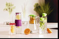 Curver dots serie - drinkfles - 0,75l - ergonomisch - groen