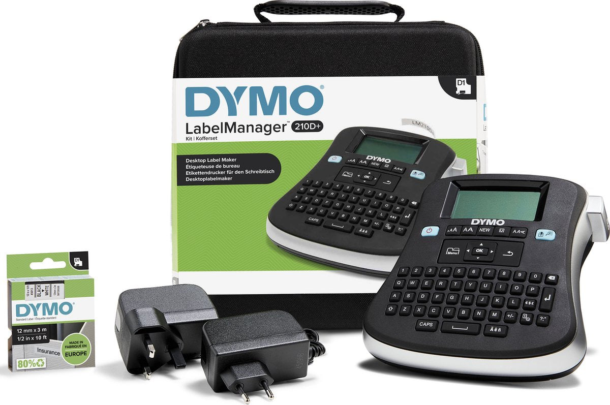 Dymo label manager 210d labelprinterset
