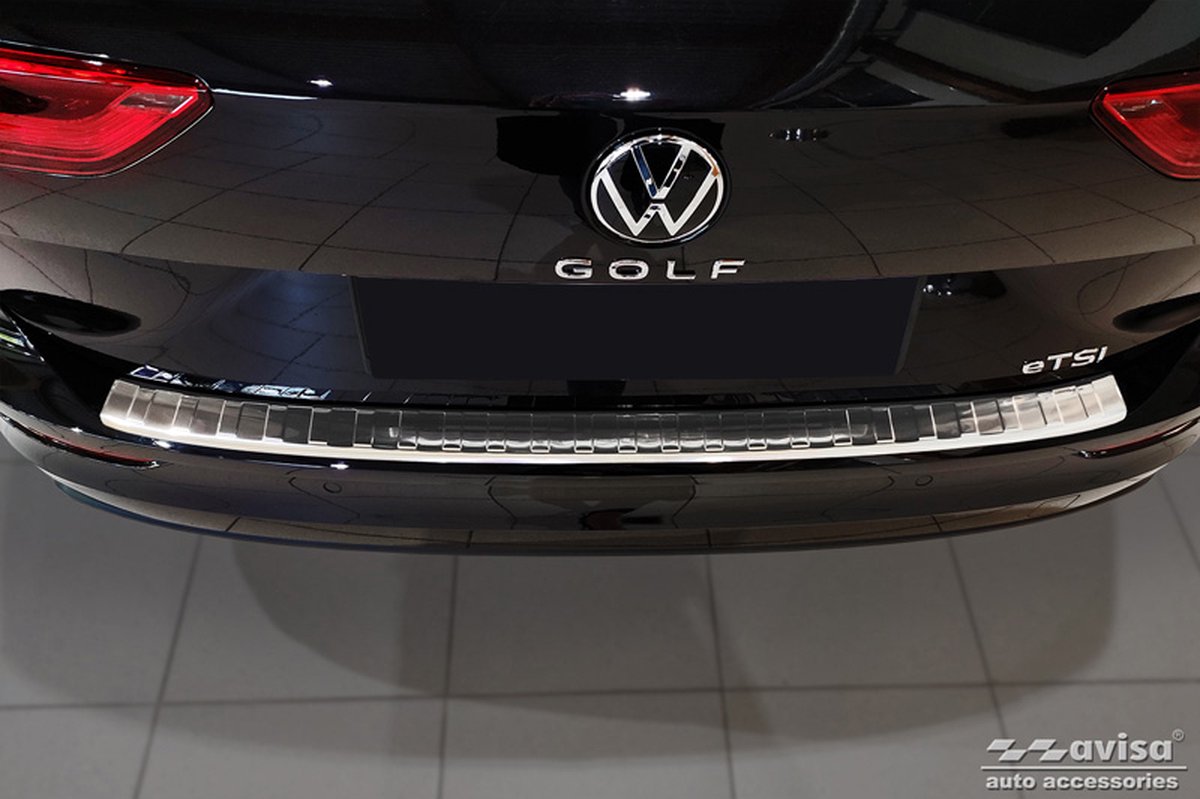 Volkswagen rvs achterbumperprotector passend voor golf viii variant 2020- 'ribs'