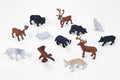 Mojo Wildlife Mini-Waldtier-Spielset, 12-teilig - 380054