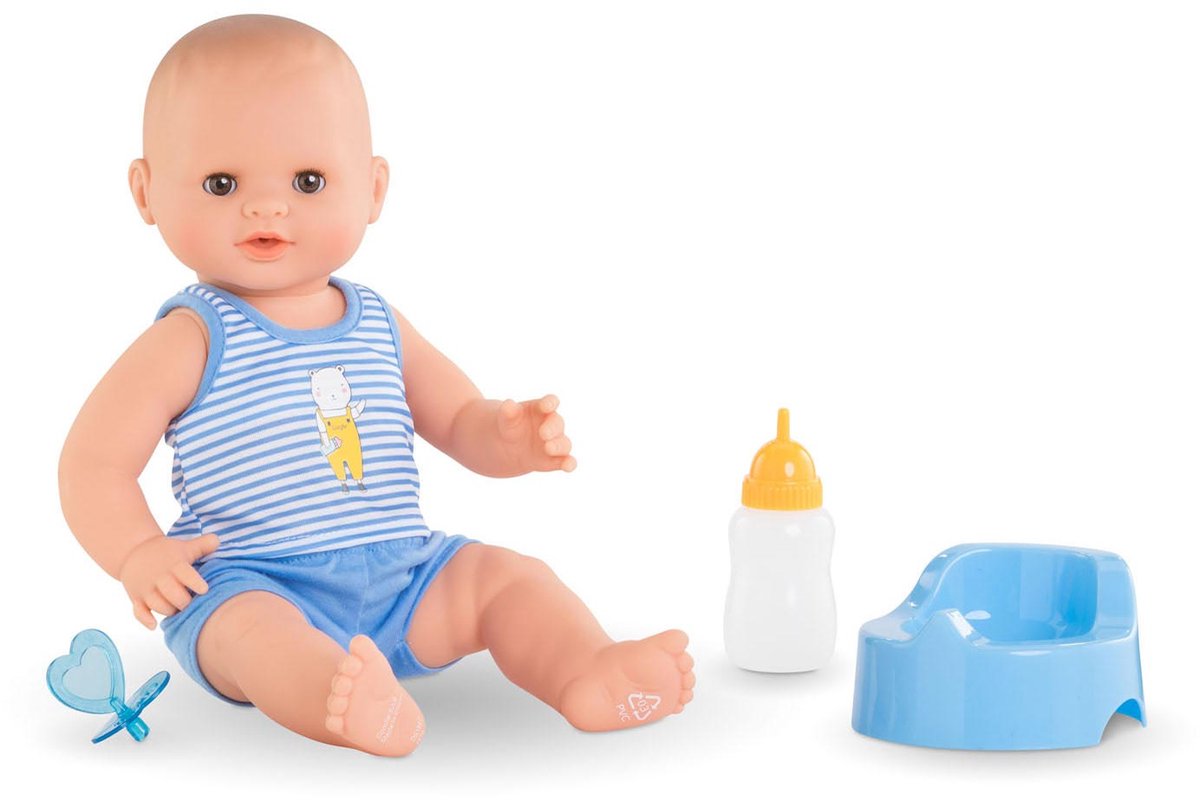 Corolle mon grand poupon drink and peining doll - paul, 36cm