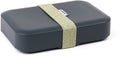 Amuse zero waste lunchbox large - 900ml - broodtrommel met rekker - brooddoos van 100% recycled kunststof - bpa-vrije lunchtrommel - grijs - 210x140x50mm