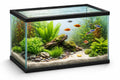 Flamingo aquarium – volglas aquarium – 40x20x25cm – 17,3l – glas – zwart kunststof frame – europese kwaliteit – voor alle vissoorten – binnen
