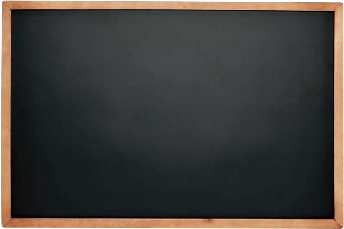 Seco krijtbord - ophangbord - 21 x 29.7cm - met lijst