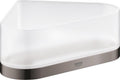 Grohe selection hoek douchetray met houder - hard graphite (donker grijs) - 41038a00