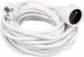Perel verlengkabel, h05vv-f 3g1.5, 5 m, 16 a 230 v, 3500 w, type e f, voor binnen, pvc, wit