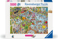 Ravensburger ray's comic series holiday resort 3: the pool - legpuzzel - 1000 stukjes