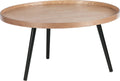 Woood mesa bijzettafel xl - hout - naturel - 39x78x78
