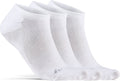 Craft core dry footies 3-pack unisex sportsokken - wit