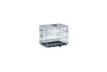 Beeztees hondenbench xs - bench - 2 deuren - inklapbaar - verzinkt - 49x36x40 cm