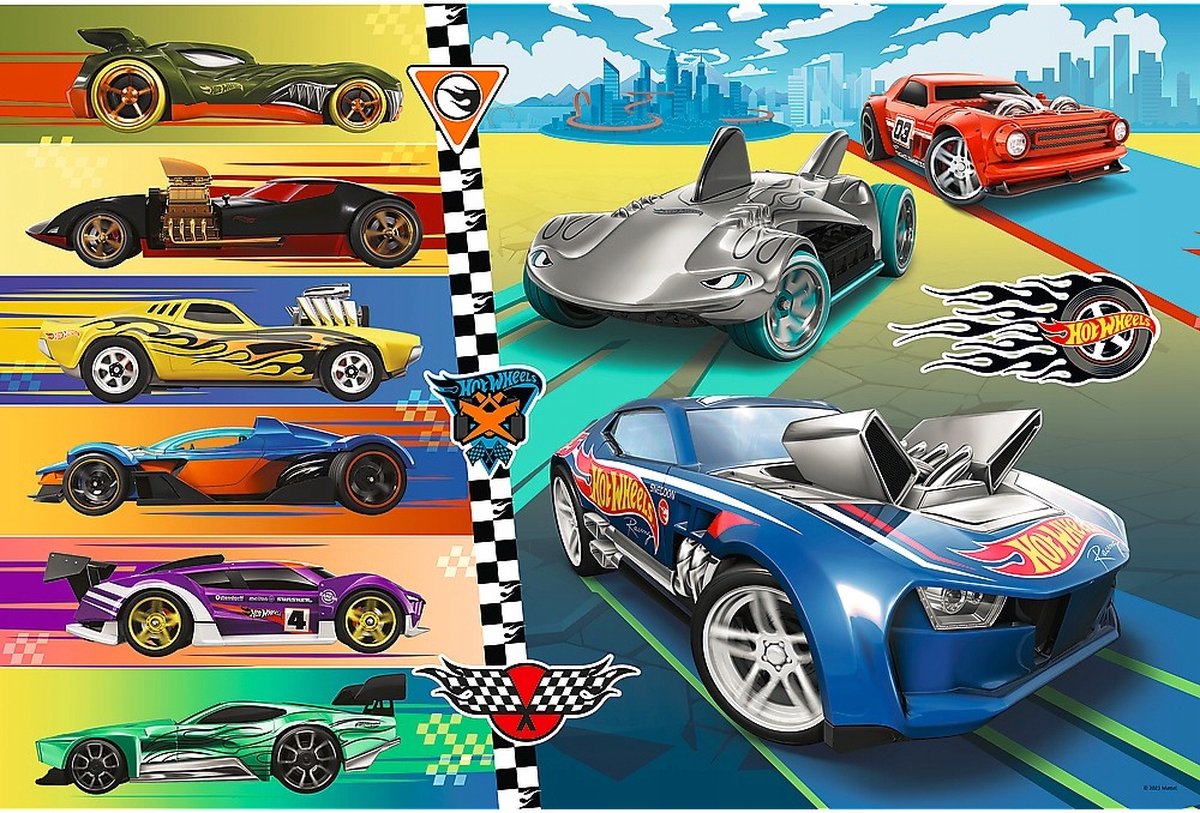 Trefl hot wheels puzzel maxi 24pcs