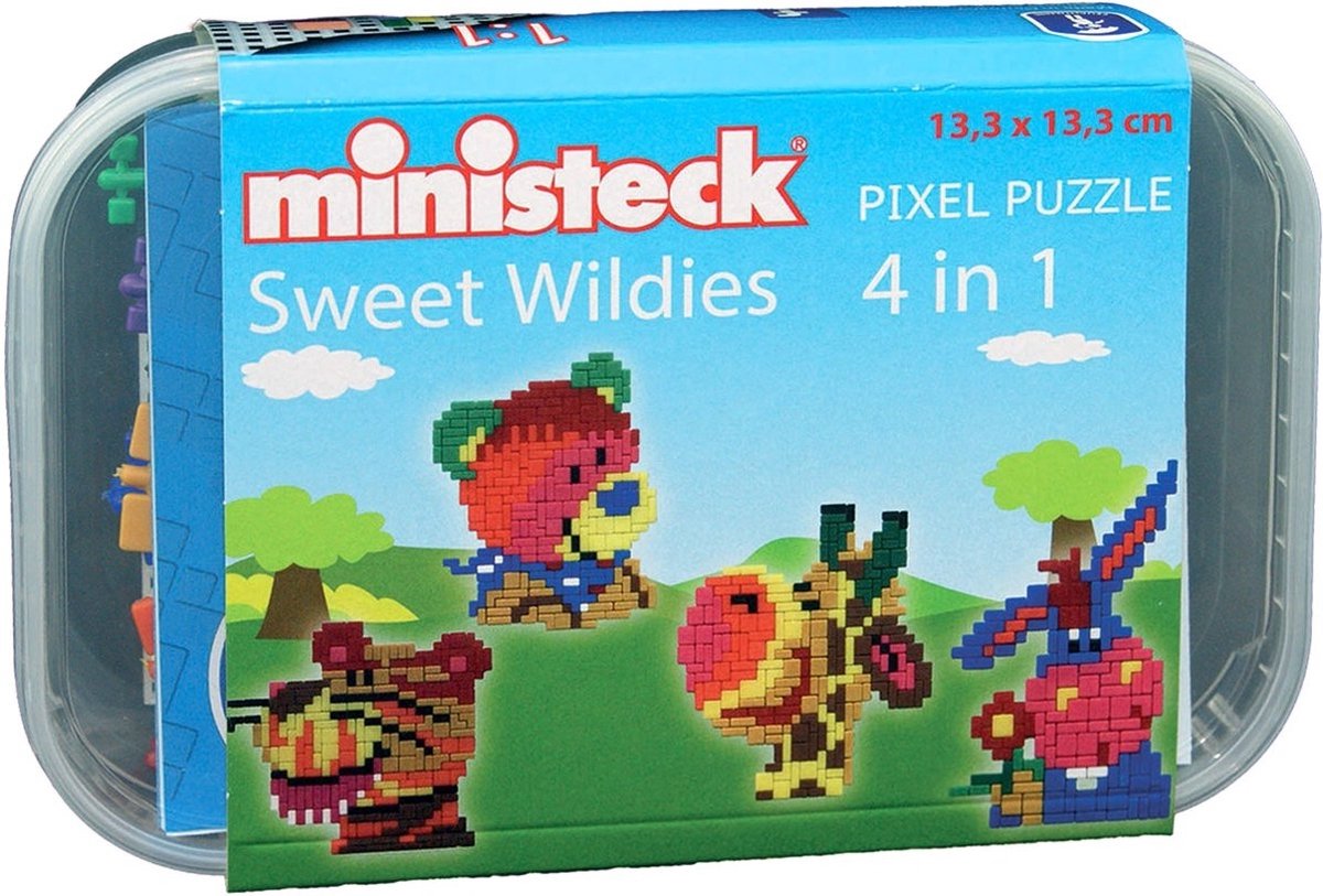 Ministeck Wildtierbox, 500 Stück.