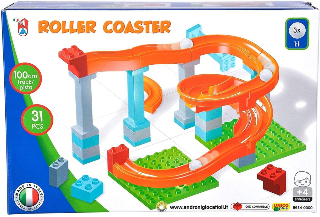 Androni Knikkerbaan Achterbahn-Set, 31dlg.