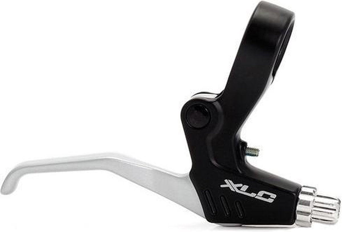Xlc remgreep bl-v01 – voor v-brake – duimschakelaar – aluminium – zwart zilver - links