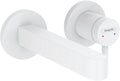 Hansgrohe finoris - inbouw wastafelmengkraan - ééngreeps bediening - met afvoerplug - 168mm - mat wit