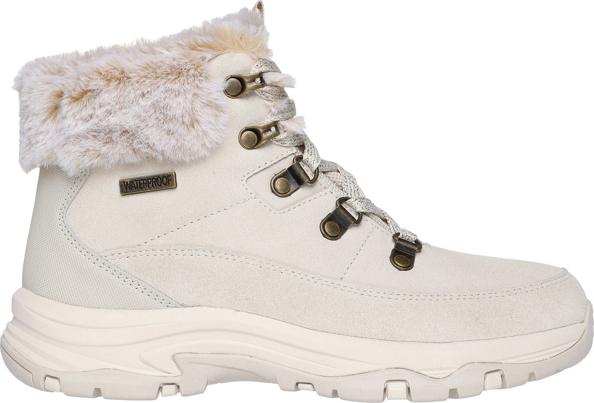 Skechers trego - snow worries dames wandelschoenen - naturel 39