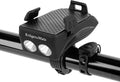 Krüger matz km0125 - 4 in 1 - smartphonehouder met elektrische fietsbel, verlichting en powerbank 2000mah