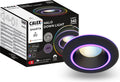 Calex halo slimme inbouwspot - smart downlight - rgb en warm wit licht - zwart