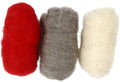 Creativ company cc creotime gekaarde wol set 3x10gr rustiek