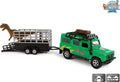 Kids Globe Land Rover aus Druckguss mit Dino-Anhänger, 29 cm