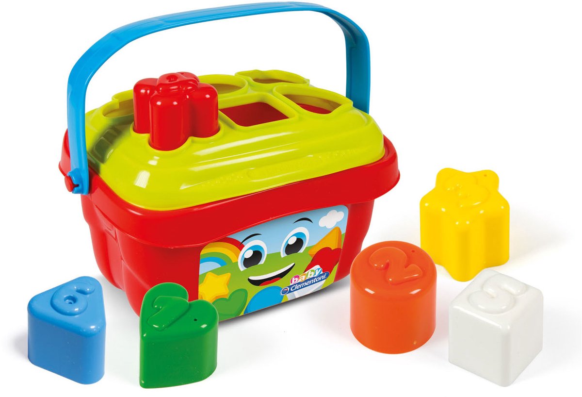 Színes colour smile shape sorteermand clementoni
