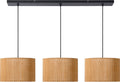 Lucide magius - hanglamp - 3xe27 - naturel - japandi