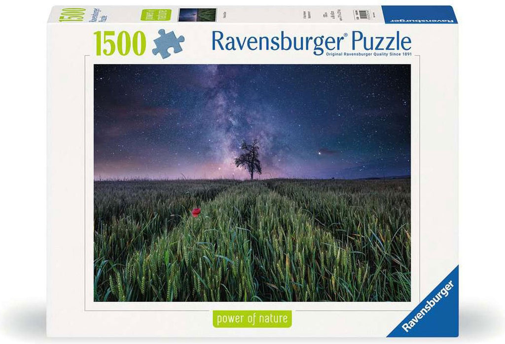 Ravensburger Legpuzzel nachthim.uber dem Kornfeld, 1500.