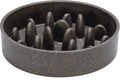 Designed by lotte pom antischrokbak kat - slowfeeder kat - voerbak - vaatwasserbestendig - bamboe - grijs - 410 ml